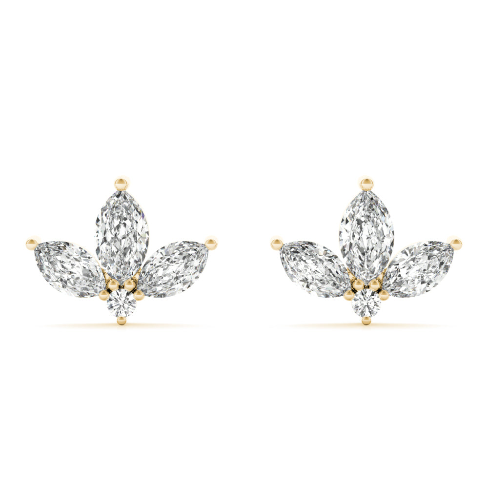 jewelry stores brilliance fine jewelry store marquise diamond stud earrings gold earring for women