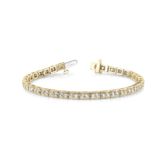 Brilliance jewelry store diamond link 14K gold bracelets for women fine jewelry stores