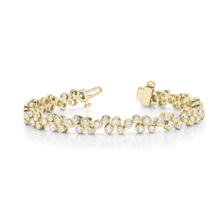Brilliance jewelry store diamond link 14K gold bracelets for women fine jewelry stores