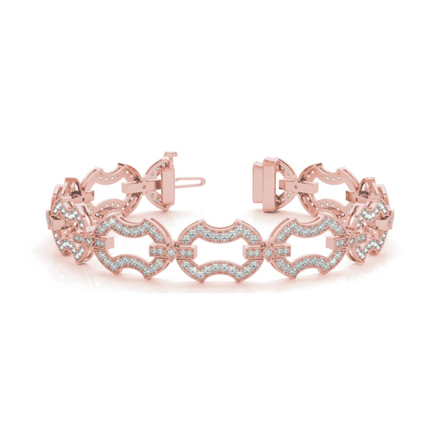 Brilliance jewelry store diamond link 14K gold bracelets for women fine jewelry stores