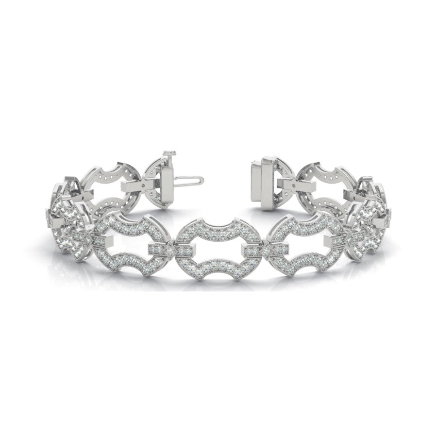 Brilliance jewelry store diamond link 14K gold bracelets for women fine jewelry stores