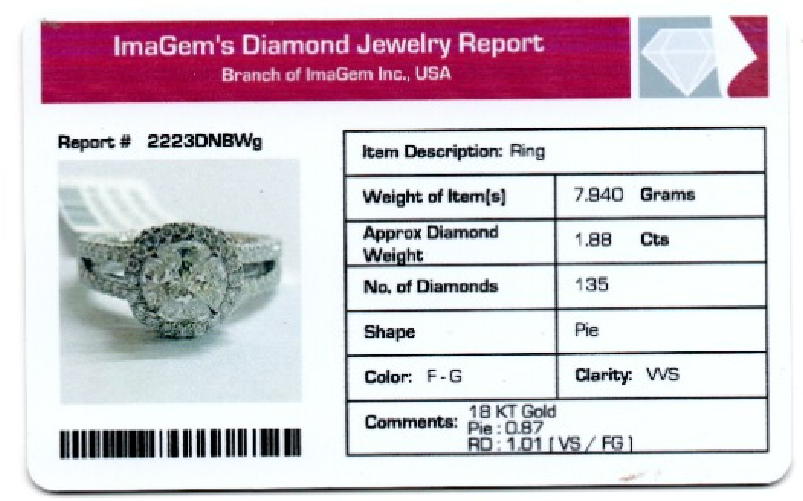 diamond engagement ring 18K Gold fine jewelry for women promise ring
