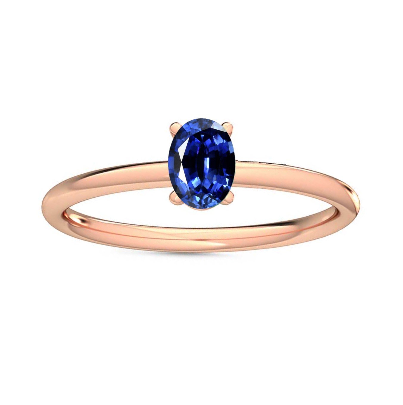 Emerald Ruby Sapphire Petite-Minimalist-Precious Gemstone-Solitaire-Engagement-Promise-Ring for Women,-14k-White-Rose-Yellow-Gold, Fine Jewelry