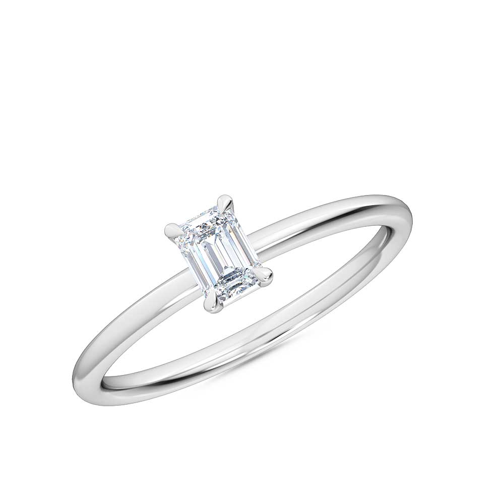 Petite-Minimalist-1/4-ct.-Emerald-Lab-Grown-Diamond-Solitaire-Engagement-Promise-Ring,-14k-White-Rose-Yellow-Gold-E/F-VS1-VS2