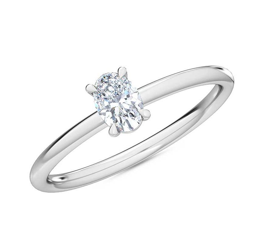 Petite-Minimalist-1/4-ct.-Oval-Lab-Grown-Diamond-Solitaire-Engagement-Promise-Ring,-14k-White-Rose-Yellow-Gold-E/F-VS1-VS2
